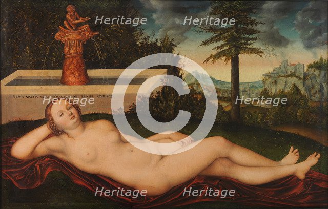 The Nymph of the spring, 1518.