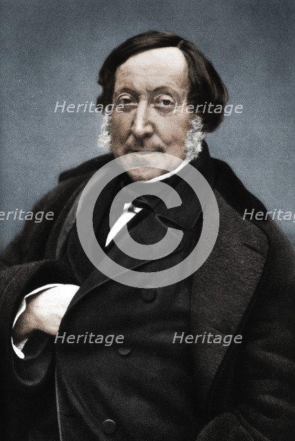 Gioachino Rossini (1792-1868), Italian composer. Creator: Nadar.