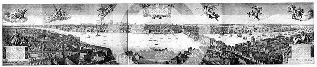 View of London, c1650, (19th century). Artist: Unknown