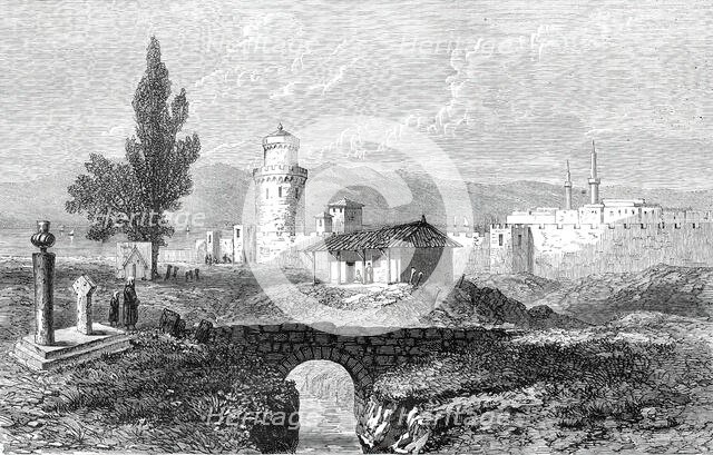 Salonica: View from the Turkish Cemetery, 1876. Creator: Unknown.