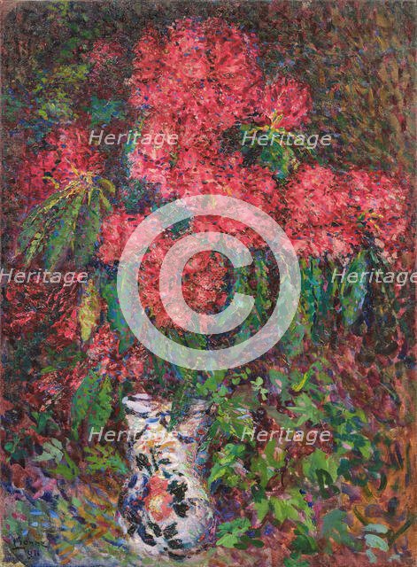 Vase of flowers, 1911. Creator: Lionne (Della Leonessa), Enrico (1865-1921).