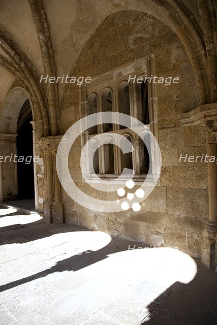 Rib vaulting in the cloister, Old Cathedral of Coimbra, Portugal, 2009.  Artist: Samuel Magal