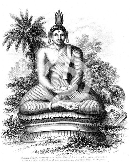 Cotama Buddha, 1880. Artist: Unknown