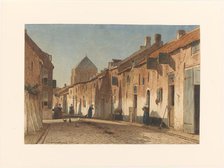 Dorpsstraat, 1832-1880. Creator: Jan Weissenbruch.