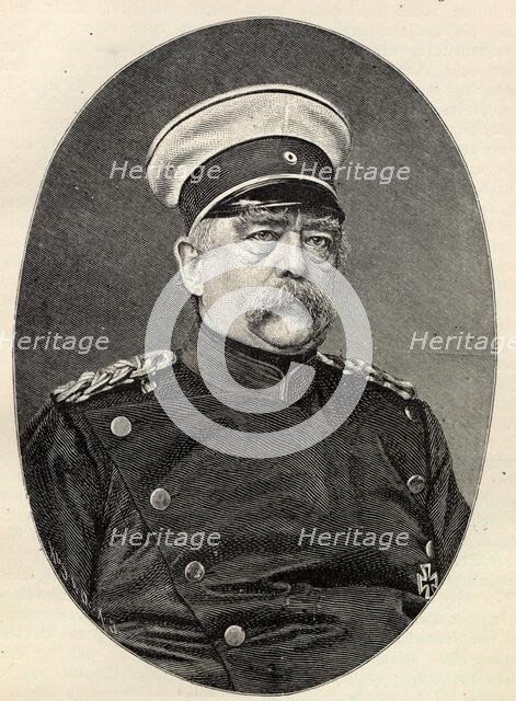Portrait of Otto von Bismarck (1815-1898). Creator: Anonymous.