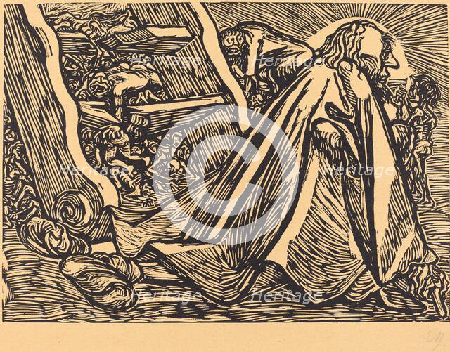 The Divine Beggar, 1921. Creator: Ernst Barlach.