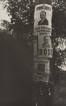 Election posters. Westmoreland, Pennsylvania,  1935 - 1942. Creator: Ben Shahn.
