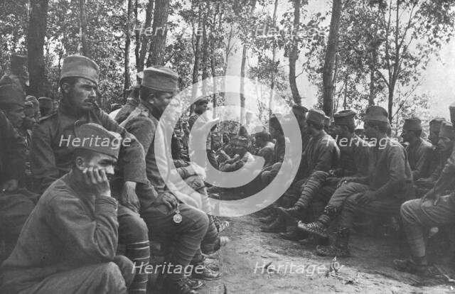 'Apres les Journees Glorieuses et Avant les Journees Tragiques de la Serbie..., 1916. Creator: Vladimir Betzitch.