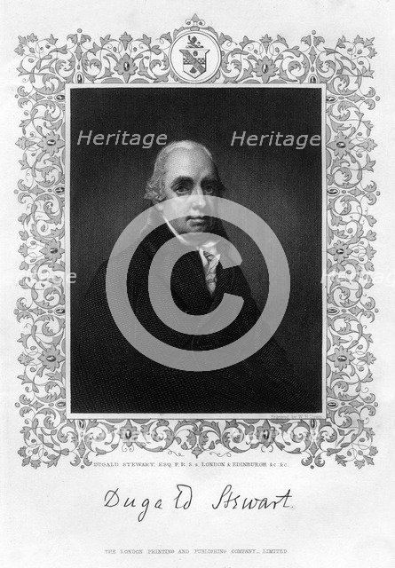 Dugald Stewart, 19th century. Artist: William Home Lizars
