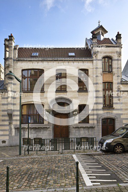 Le Jardin d'Enfants, Brussels, Belgium, (1897), c2014-2017. Artist: Alan John Ainsworth.
