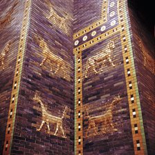 Detail of the Ishtar Gate, Babylon, c604-c562 BC. Artist: Unknown