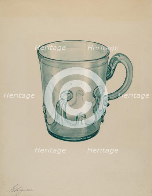 Mug, 1935/1942. Creator: Giacinto Capelli.