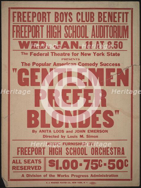 Gentlemen Prefer Blondes, [193-]. Creator: Unknown.