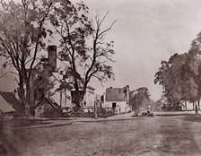 Headquarters of Capt. H.B. Blood, A.Q.M., at City Point, Virginia, 1861-65. Creator: Andrew Joseph Russell.