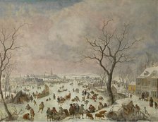 Winter Pleasures, 1710 -1718. Creator: Jan Griffier I.