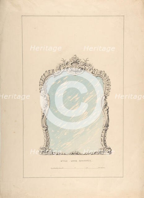 Pier Glasses, 1850-1904. Creator: Robert William Hume.