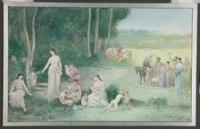Summer, 1873. Creator: Pierre Puvis de Chavannes.