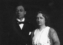 Wassily Kandinsky and Gabriele Muenter, 1916.