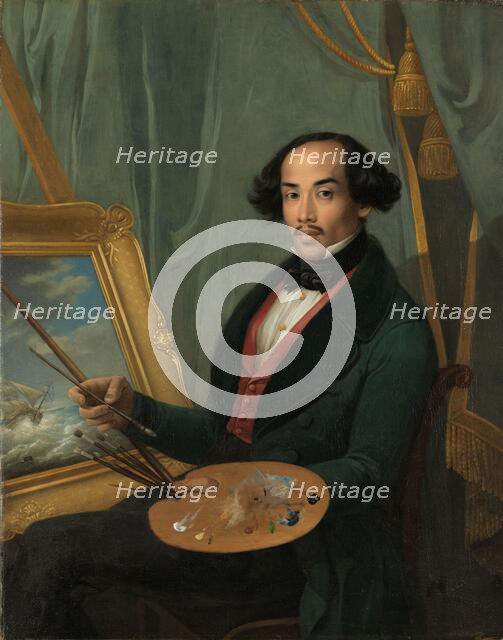 Portrait of Raden Syarif Bustaman Saleh, c.1840. Creator: Friedrich Carl Albert Schreuel.