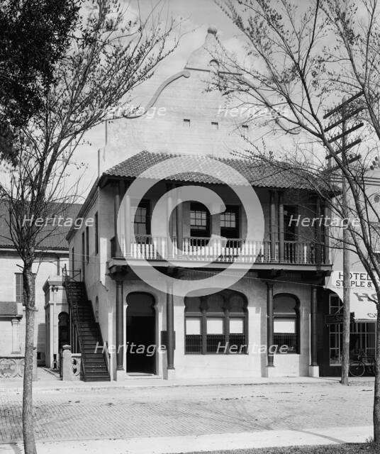 First National Bank, St. Augustine, Fla., between 1900 and 1905. Creator: Unknown.