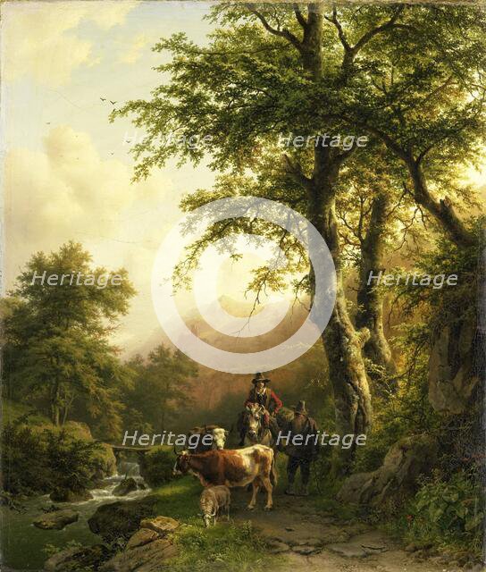 Italian Landscape, 1848. Creator: Barend Cornelis Koekkoek.