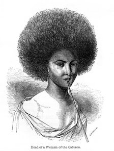 'Head of a Woman of the Cafusos', 1848.Artist: Ebenezer Landells