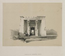 Egypt and Nubia, Volume II: Temple of Dandour, Nubia, 1848. Creator: Louis Haghe (British, 1806-1885); F.G.Moon, 20 Threadneedle Street, London.