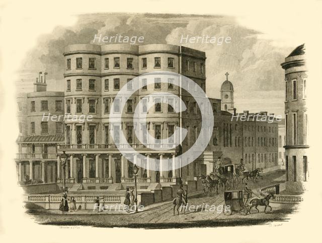'Bristol Hotel, Marine Parade, Brighton', 1835. Creator: Silvester & Co.