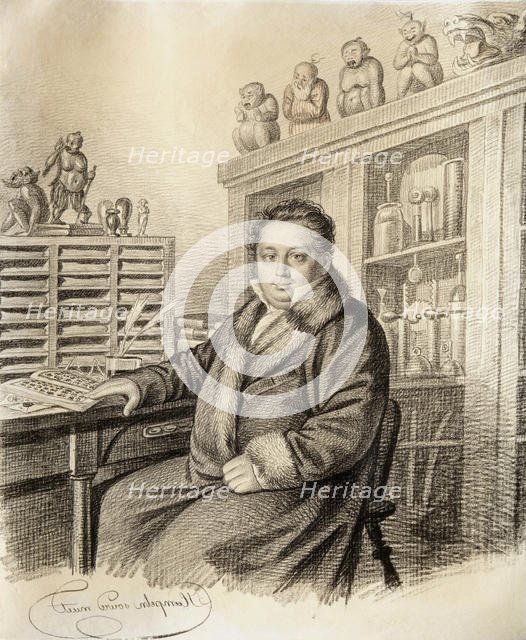 Portrait of Baron Paul Ludwig Schilling von Cannstatt (1786-1837), before 1822. Creator: Hampeln, Carl, von (1794-after 1880).