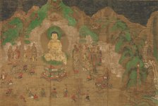 Life of the Buddha: King Bimbisara's Conversion, early 15th century. Creator: Unknown.
