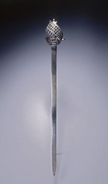 Schiavona Broadsword, early 1700s. Creator: Unknown.