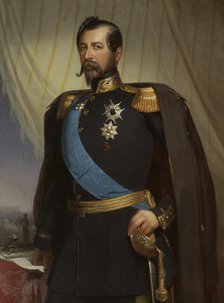 Oskar I, 1799-1859, King of Sweden and Norway, 1858. Creator: Carl Theodor Staaf.
