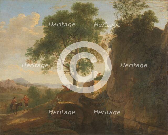 Italian landscape, 1643. Creator: Herman van Swanevelt.