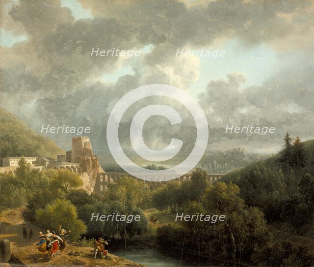 Landscape with an Aqueduct, 1810. Creator: Nicolas Antoine Taunay.