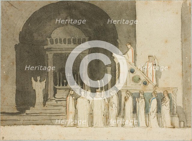 Altar of the Heavens, n.d. Creator: Dominique Papety.