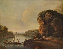 'Landscape, with River and Boats', c1758, (1938). Artist: Richard Wilson.