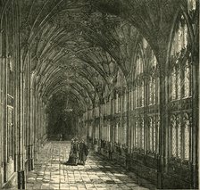 'The Cloisters of Gloucester Cathedral', 1898. Creator: Unknown.
