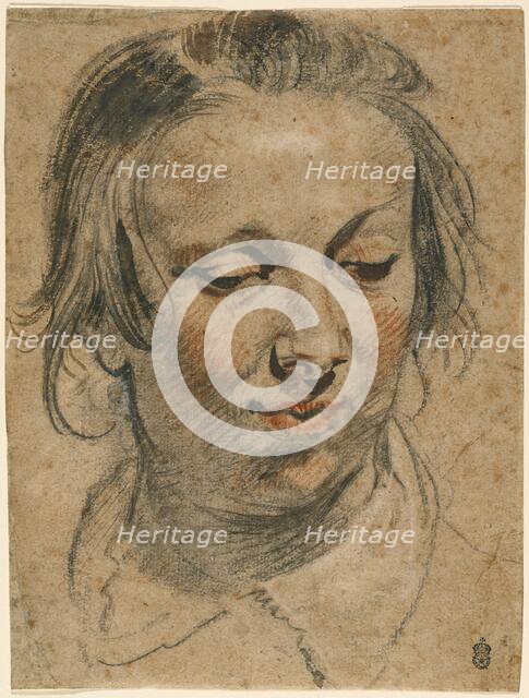 Head of a Woman, about 1635. Creator: Jacob Jordaens I.