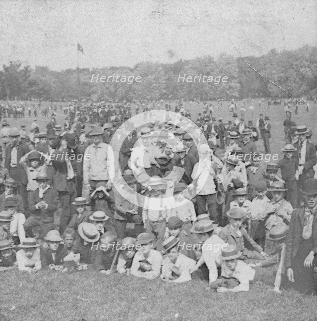 'The rough and ready of New York', USA, 1888.  Artist: BW Kilburn