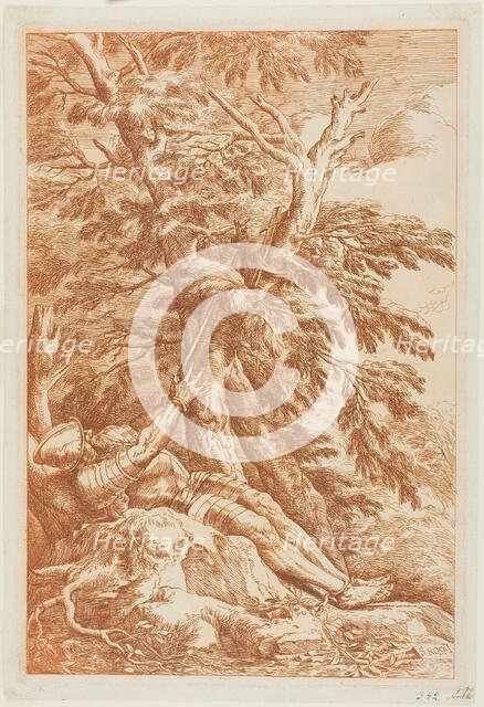 Saint William of Maleval, c. 1780. Creator: Carlo Antonini.