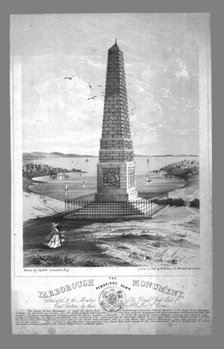 'The Yarborough Monument, Bembridge Down', late 19th century.  Creator: William Evans.