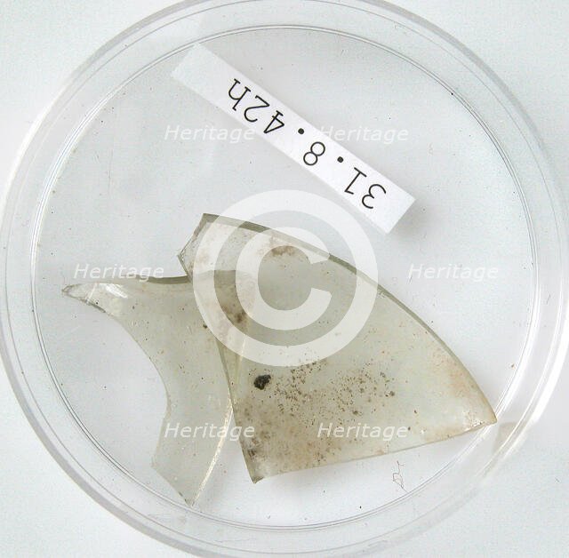 Glass Fragments, Coptic, 4th century. Creator: Unknown.