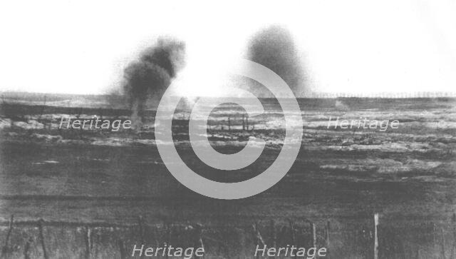 'Dans le secteur de l'offensive Britannique, au Nord de la Somme; La preparation..., 1916. Creator: Unknown.