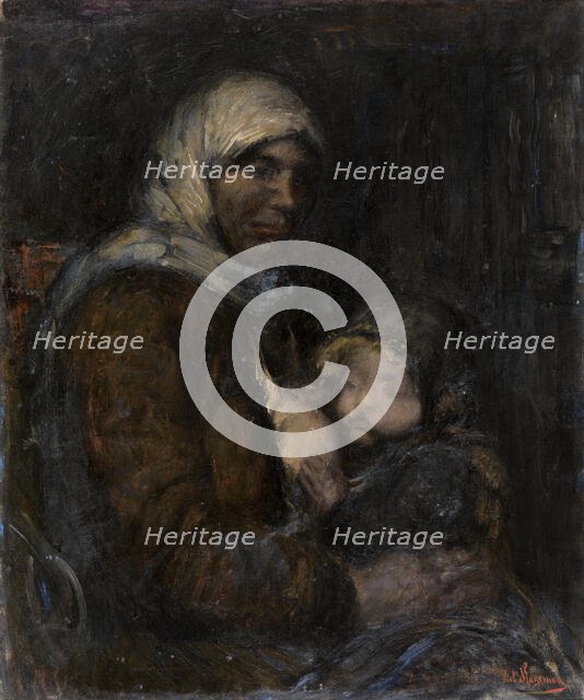 Mother and Child, c1920-1940. Creator: Victor Hageman.