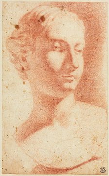 Female Bust, 1666-1712. Creator: Pietro Dandini.