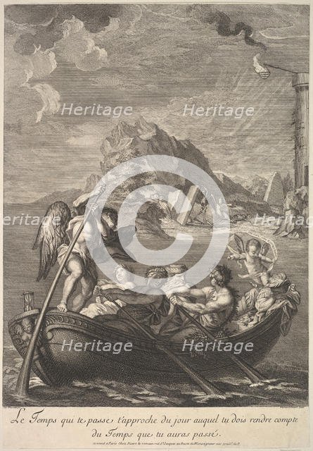 Allegory of Time, 1690-1733. Creator: Bernard Picart.