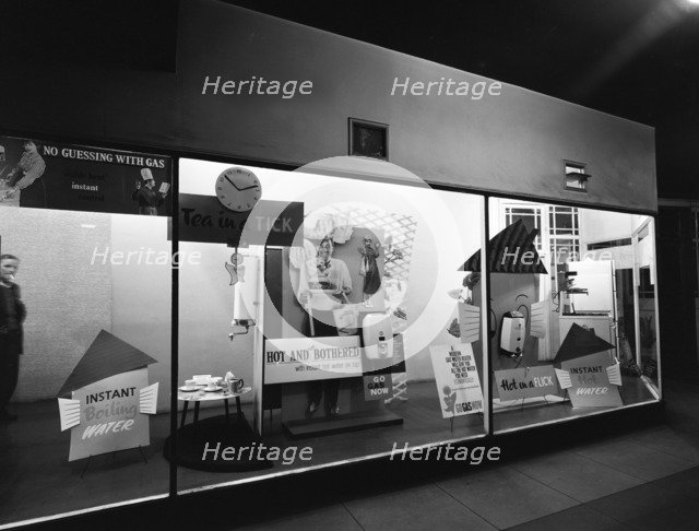 East Midlands Gas Board shop window, Doncaster, South Yorkshire, 1961. Artist: Michael Walters