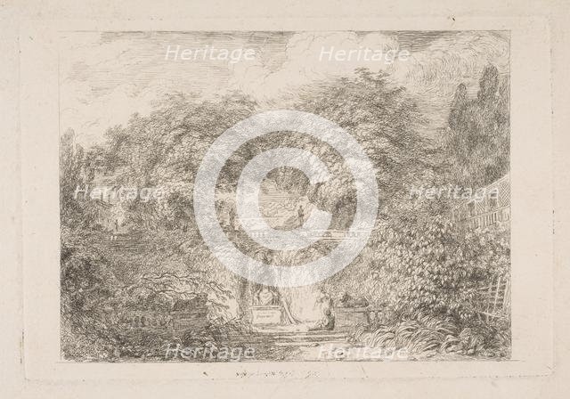 The Little Park, ca. 1763. Creator: Jean-Honore Fragonard.