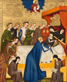 The Death of Saint Clare, c. 1400/1410. Creator: Master of Heiligenkreuz.
