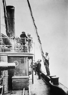 Tug on way to meet Carpathia, 1912. Creator: Bain News Service.